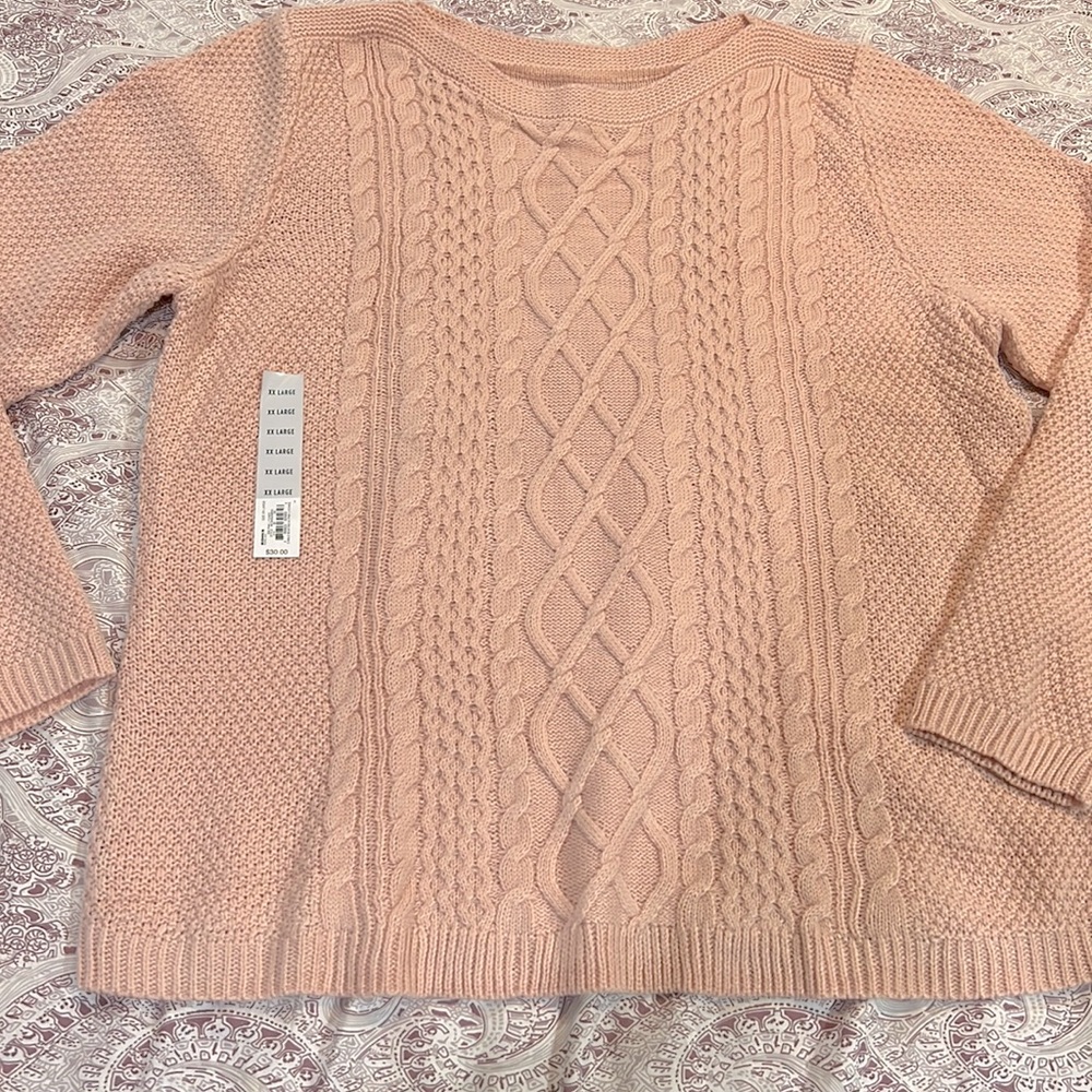 Pink sweater size XXL